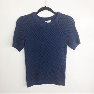 Club Monaco Navy Sleeveless Pullover Sweater S